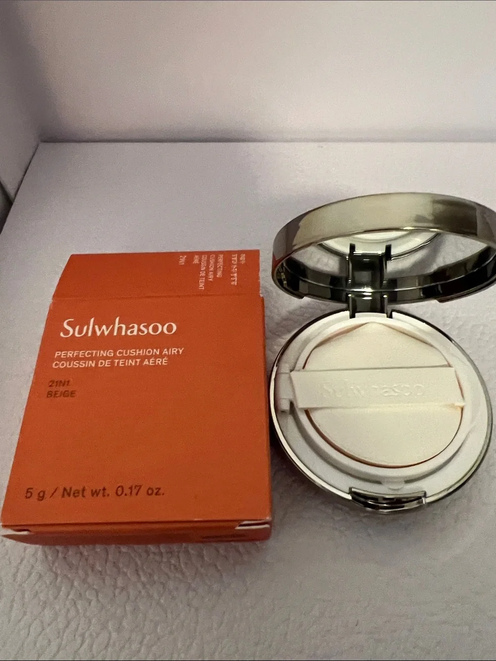 Sulwhasoo- Mini Perfecting Cushion Airy - 21N1 Beige